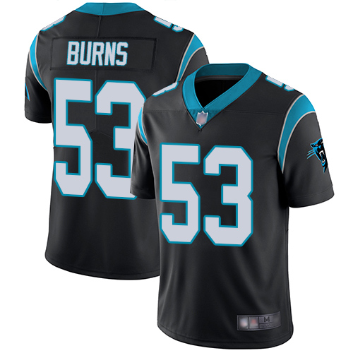 Carolina Panthers Limited Black Men Brian Burns Home Jersey NFL Football #53 Vapor Untouchable